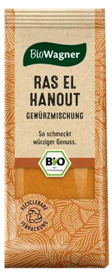 Produktbild von BioWagner Ras el Hanout Gewürzmischung orientalisch 50g naturbelassen