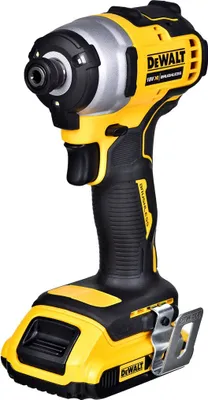 Obrázok produktu pre DeWALT DCF809D2T, Rázový skrutkovač, Rukoväť, 1/4", Čierna, Žltá, 3200 ot/min, 190 Nm