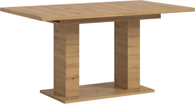 Produktbild von Esstisch ausziehbar Artisan Oak 150-190x76x90 cm Doppelsäulenfuß