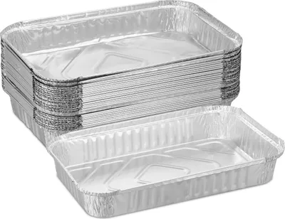 Produktbild von relaxdays Aluschalen Grill 25er Set