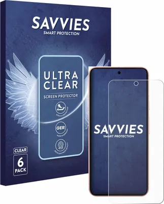 Produktbild von 6x Für Google Pixel 8 (case-friendly) Schutzfolie Savvies Displayschutz Display Schutz Folie Klar Transparent