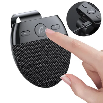 Produktbild von Bluetooth Freisprecheinrichtung Auto V5.0, Freisprechanlage mit Mikrofon für Sonnenblende, DSP Geräuschunterdrückung & Dual Handy