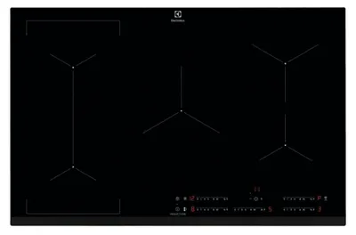 Obrázok produktu pre Electrolux EIV835 Čierna Vstavaná 80 cm Zónová indukčná varná doska 5 zón