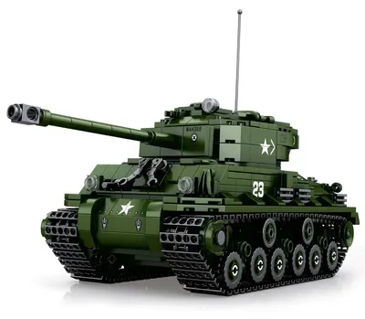 Obrázok produktu pre Sherman M4A3B8 technika obrneného vozidla upínacie bloky Reobrix 77030 836 dielov