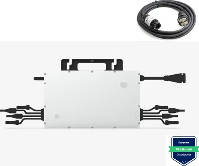 Produktbild von Hoymiles HMS-1600W 4T 1F (4*540W) Microwechselrichter Balkonkraftwerk mit Kabel 5m 0% MwSt.
