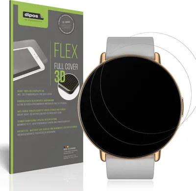 Produktbild von 2x Full Cover Schutzfolie matt für Zepp E Smartwatch Panzerfolie Anti-Shock