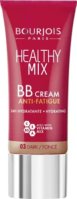 Produktbild von Bourjois Healthy Mix, Body-BB-Creme, 30 ml, Dunkel, Anti-Müdigkeit, Feuchtigkeitsspendend, Glättend, Dark / Foncé, Beige