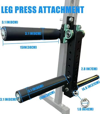 Obrázek produktu pro Stroj na extenzi a flexi nohou, nastavitelný pro stojan na dřepy, odolná konstrukce, zařízení pro extenzi nohou