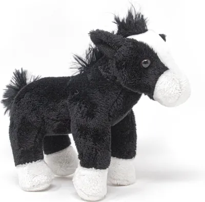 Produktbild von Cornelissen - Kuscheltier - Pferd schwarz 17 cm
