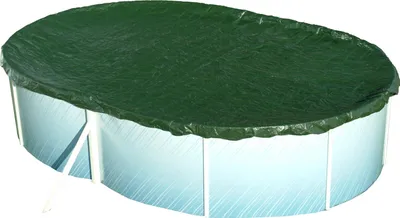 Obrázek produktu pro Letní kryt Intex pro oválný bazén 5,50 x 3,60 m Materiál: PE s napínací šňůrou a západkou, nadměrná velikost 70 cm