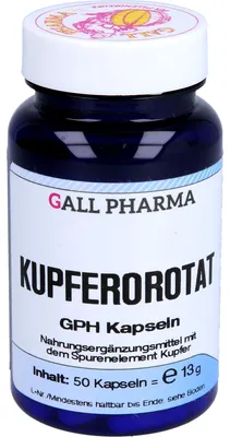 Image de GALL PHARMA Capsules d'orotate de cuivre, 50 capsules