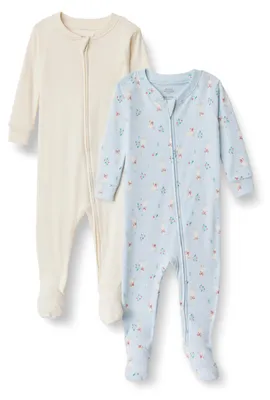 Image de A. Essentials x Sofia Grainge : Pyjama pour bébé unisexe, en coton
