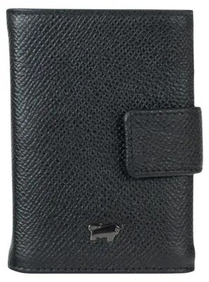 Produktbild von Minigeldbörse ROBIN RFID Slim Wallet mit Reißverschlussfach schwarz Herren - Leder