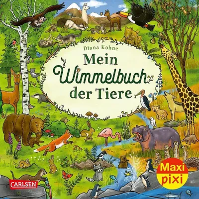 Obrázok produktu pre Maxi Pixi 417: Mein Wimmelbuch der Tiere