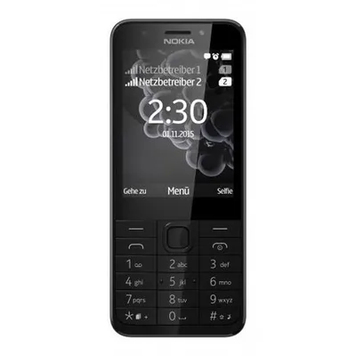 Zdjęcie produktu dla Nokia 230 DS, Klasyczny, Dual SIM, 7,11 cm (2.8"), 2 MP, 1200 mAh, Szary, Srebrny