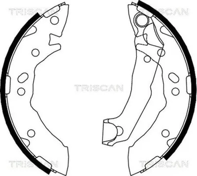 Produktbild von TRISCAN Bremsbackensatz Hinten 8100 43627