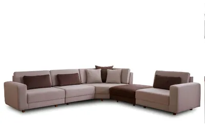 Immagine prodotto di Divano moderno a L per il soggiorno divano imbottito divano in tessuto divano di design