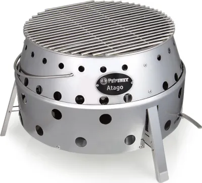 Immagine prodotto di Griglia a carbone Atago Petromax Ø 28 cm in acciaio inox con griglia di cottura