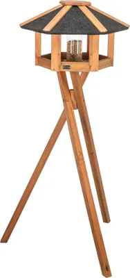 Produktbild von TRIXIE Futterhaus - braun - ø 56 × 32 cm/1,32 m