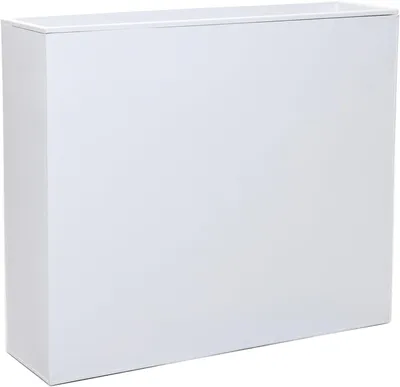 Produktbild von VIVANNO Raumteiler Zink ELEMENTO Kasten, Weiß hochglanz - 90x25x75 cm