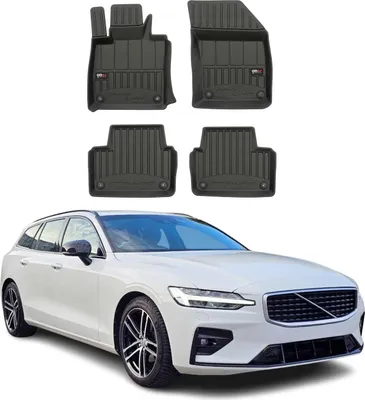 Image de Tapis de Sol pour Volvo V60 2018-2022 TPE Noir