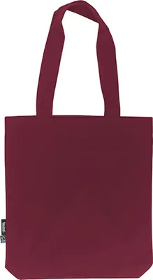 Immagine prodotto di Neutro O90003 | Borsa in twill / Shopping bag /  Fairtrade - Colore: Bordeaux - Dimensioni: 38 x 42 x 7 cm