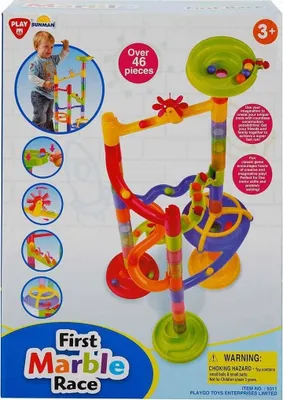 Immagine prodotto di Playgo - Pista per biglie  +46 pezzi incl. biglie