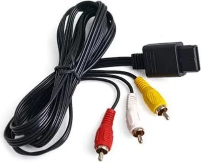 Produktbild von AV/TV Kabel für SFC SNES N64 GC NGC Super Nintendo standard Anschlüsse