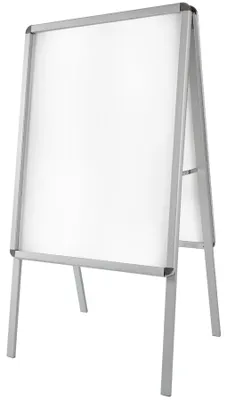 Produktbild von tectake® Aluminium Plakatständer DIN A1, doppelseitig, klappbar inklusive 2 Schutzfolien