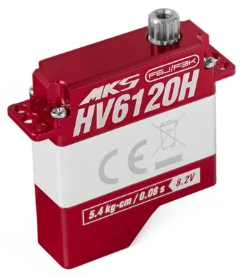 Productafbeelding van MKS HV6120H, Servo, Aluminium, Rotatie
