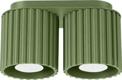 Obrázek produktu pro Reflektor VISTAO, olivově zelený, 2xGU10x10W, hliník, rozměry: 12x21x10 cm, IP20, Pure Lume