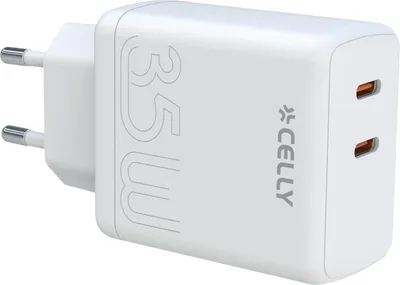 Immagine prodotto di Caricatore USB 2 x USB-C PD 35 W Bianco