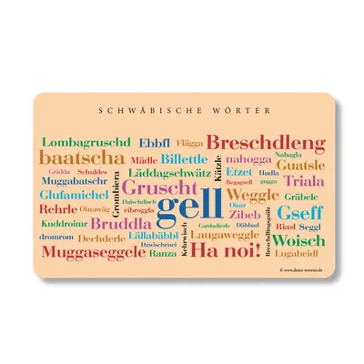 Produktbild von Frühstücksbrett mit dekorativen Worten