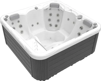 Produktbild von Wellis Pluto Plug&Play Whirlpool Outdoor Außenwhirlpool für 5 Personen inkl. Thermoabdeckung