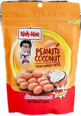 Produktbild von Koh Kae Erdnüsse mit Kokosgeschmack 180g