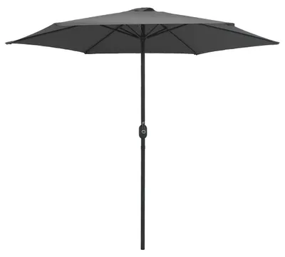 Produktbild von vidaXL Sonnenschirm mit Aluminium-Mast 270x246 cm Anthrazit