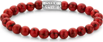 Produktbild von Rebel and Rose Stones Only RR-80015-S Herrenarmband, Armbandumfang:18cm
