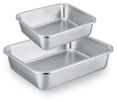Produktbild von Backform Set von 2 - Auflaufform für Lasagne und Brownies