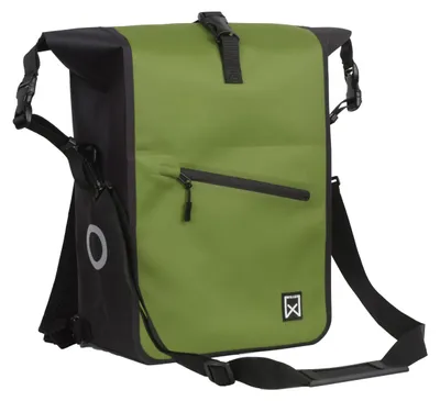 Wasserdichter Fahrradrucksack 27 L, Laptopfach, Grün