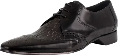 Produktbild von Jeffery West Leder Derby Schuhe, Schwarz 44 EU
