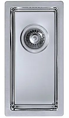 Produktbild von ALVEUS Spüle QUADRIX 10 mit Flachrand für Montage ab 30 cm Schrankbreite / Edelstahlspüle
