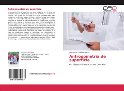 Produktbild von Antropometría de superficie