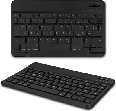 Produktbild von Bluetooth Wireless Slim Tastatur Keyboard QWERTZ Layout Handy Tablet kabellos