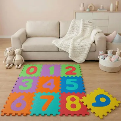 Produktbild von Baby Puzzlematte Kinder Spielmatte EVA Krabbelmatte Babymatte Bodenmatte Zahlen