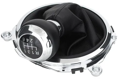 Image de Audi TT 8J 06-14 Pommeau de levier de vitesses NOIR/CHROME + LEVIER DE VITESSES NOIR AVEC CADRE CHROME 6 VITESSES