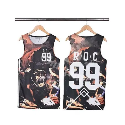Obrázek produktu pro Pánské tílko Rocawear Ceasar Basketball Tank Tops Black R1401T157-100 - L