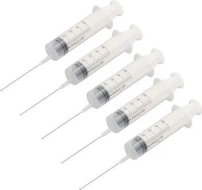 Obrázok produktu pre 5 kusov Inkoustová plniaca striekačka, 50 ml, injektorový kresliaci nástroj so stupnicou pre náplne do tlačiarní