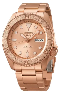 Produktbild von Seiko 5 Sports Herrenuhr Automatik Roségold SRPE72K1