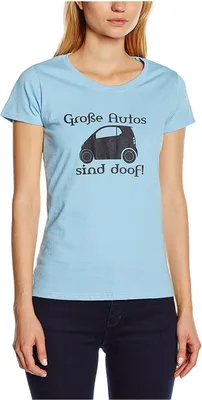 Produktbild von Touchlines Damen T-Shirt , Große Autos... Hellblau, XS