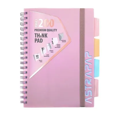 Produktbild von Notizbuch mit Registerkarten B5 100k check PASTEL Astra